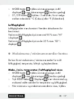 Preview for 117 page of Rocktrail 58787 Operation And Safety Notes