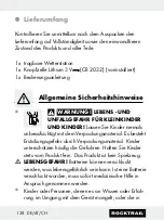 Preview for 128 page of Rocktrail 58787 Operation And Safety Notes