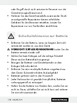 Preview for 130 page of Rocktrail 58787 Operation And Safety Notes