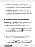 Preview for 131 page of Rocktrail 58787 Operation And Safety Notes