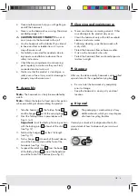 Preview for 5 page of Rocktrail 72100 Operation And Safety Notes