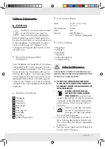 Preview for 17 page of Rocktrail 72100 Operation And Safety Notes