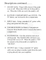 Preview for 7 page of Rocktron EN50082-1 Instruction Manual