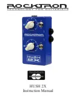 Rocktron HUSH 2X Instruction Manual preview