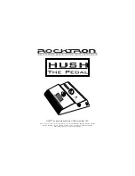 Preview for 1 page of Rocktron HUSH User Manual