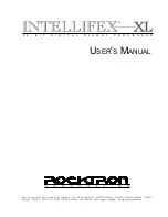 Preview for 1 page of Rocktron INTELLIFEX XL User Manual