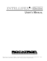 Предварительный просмотр 1 страницы Rocktron INTELLIFEX User Manual