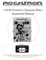 Rocktron O.D.B. Instruction Manual preview