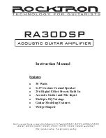 Rocktron RA30DSP Instruction Manual предпросмотр