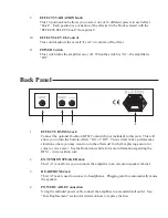 Preview for 5 page of Rocktron RA30DSP Instruction Manual