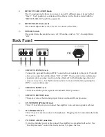 Preview for 5 page of Rocktron RA50DSP Instruction Manual