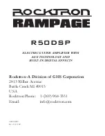 Preview for 8 page of Rocktron Rampage R50DSP User Manual