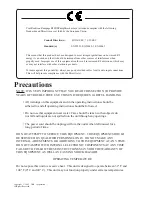 Preview for 2 page of Rocktron Rampage R80DSP User Manual