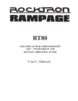 Rocktron Rampage RT80 User Manual preview