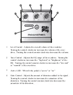 Предварительный просмотр 6 страницы Rocktron SONIC GLORY Instruction Manual