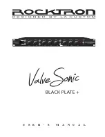 Preview for 1 page of Rocktron ValveSonic Black Plate+ User Manual