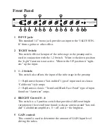 Preview for 5 page of Rocktron ValveSonic Black Plate+ User Manual