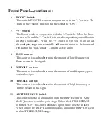 Preview for 6 page of Rocktron ValveSonic Black Plate+ User Manual