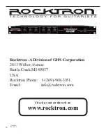 Preview for 12 page of Rocktron Velocity 100LTD User Manual