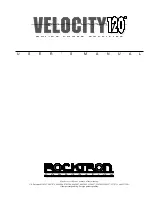 Preview for 1 page of Rocktron Velocity 120 User Manual