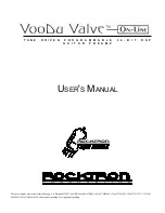 Preview for 1 page of Rocktron VooDu Valve Online User Manual