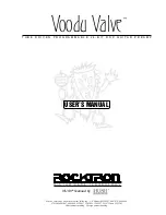 Preview for 1 page of Rocktron VOODU Valve User Manual