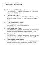 Preview for 6 page of Rocktron Widowmaker User Manual