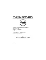 Preview for 20 page of Rocktron XTUNE Instruction Manual