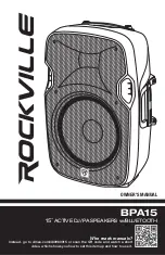 Rockville BPA15 Owner'S Manual предпросмотр