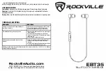 Preview for 1 page of Rockville EBT35 Quick Start Manual