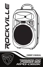 Rockville Power GIG RPG-082K Owner'S Manual предпросмотр