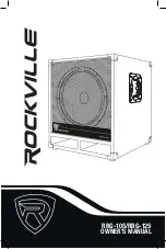 Rockville RBG-10S Owner'S Manual preview