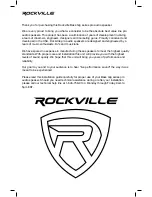 Preview for 2 page of Rockville RBG-15S Owner'S Manual