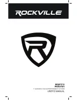 Preview for 1 page of Rockville RDP711 User Manual