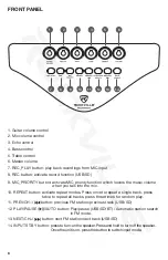 Предварительный просмотр 6 страницы Rockville RockNGo8 V2 Owner'S Manual