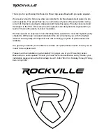 Preview for 2 page of Rockville RPG10BT Owner'S Manual