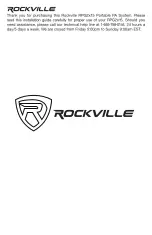 Предварительный просмотр 2 страницы Rockville RPG2x10 V2 Owner'S Manual