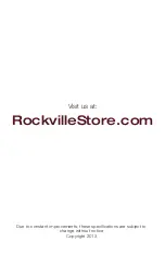 Preview for 28 page of Rockville RVDG6.2 User Manual