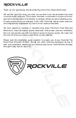 Preview for 2 page of Rockville RVM10FD User Manual