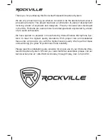 Preview for 2 page of Rockville RWM1203VH Owner'S Manual