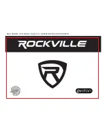 Rockville RXD-F20 Manual предпросмотр