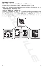 Предварительный просмотр 5 страницы Rockville TITAN PORTABLE ARRAY Owner'S Manual