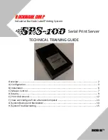 Preview for 1 page of Rockware Corp Rockbox SPS-100 Technical Training Manual