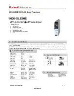 Preview for 1 page of Rockwell Automation 1606-XLE80E Manual