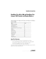 Preview for 1 page of Rockwell Automation 2711PC-T10C4D1 Installation Instructions Manual