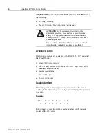 Preview for 4 page of Rockwell Automation 6185-D Installation And User Manual