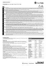 Preview for 1 page of Rockwell Automation Allen-Bradley 1606-XLE260F Installation Instructions