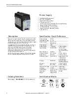 Preview for 2 page of Rockwell Automation Allen-Bradley 1606-XLP60BQ Reference Manual