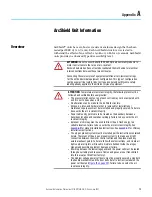 Preview for 73 page of Rockwell Automation Allen-Bradley CENTERLINE 600 User Manual