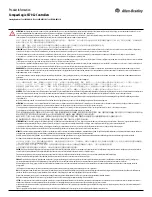 Preview for 1 page of Rockwell Automation Allen-Bradley CompactLogix 5370 L2 Series Product Information